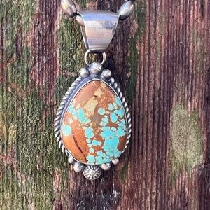 Teardrop Number 8 Pendant